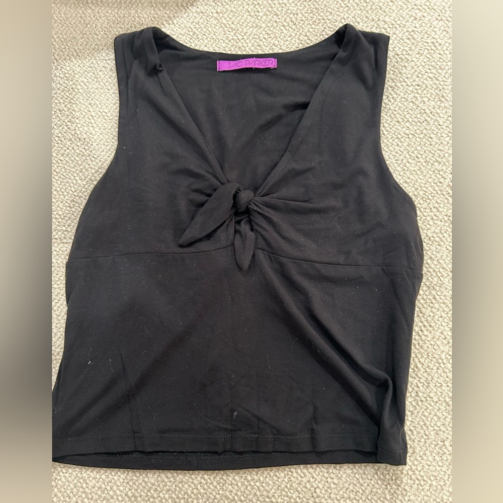 Black tank top